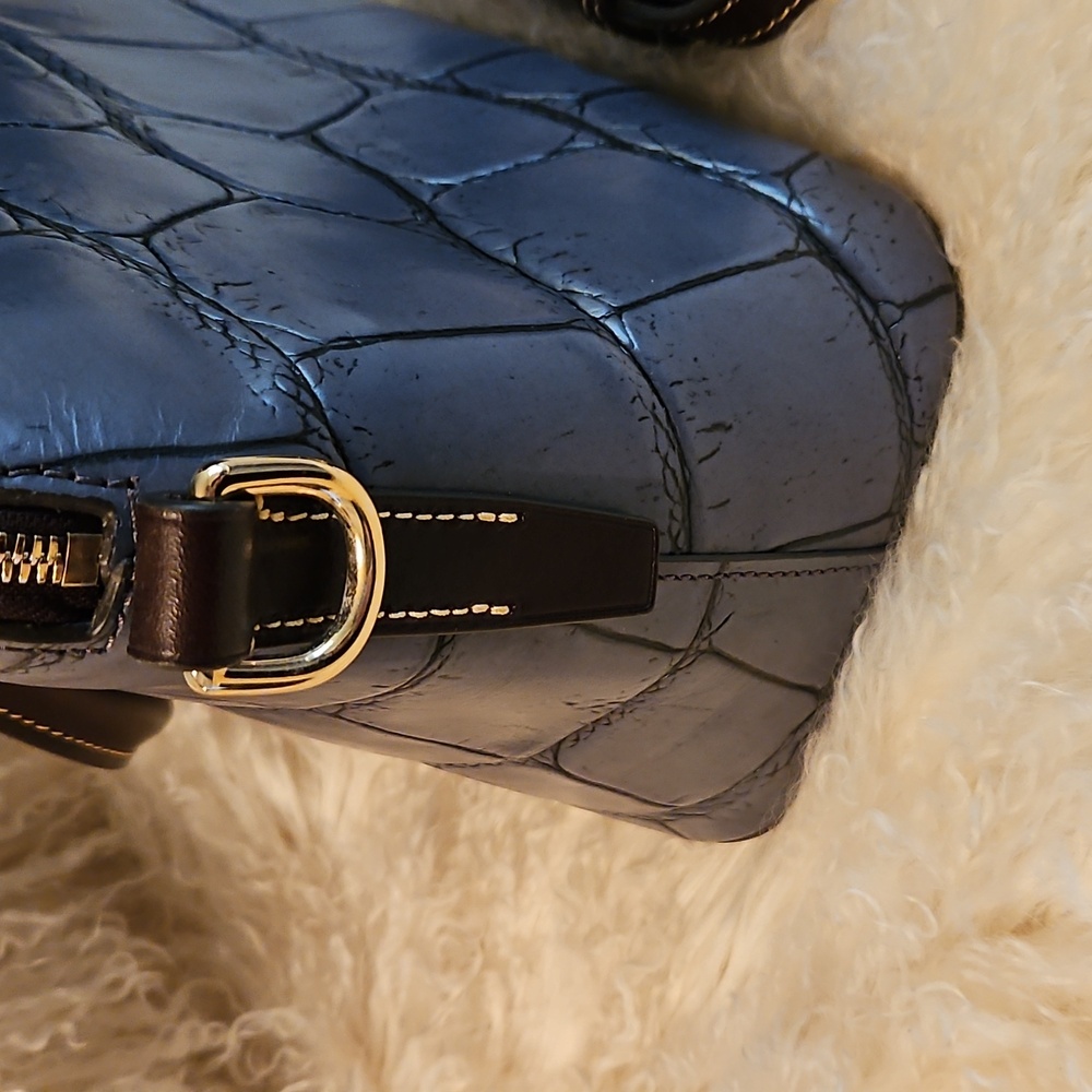 Dooney & Bourke  Croc-Embossed Dome Satchel - Picture 5 of 11